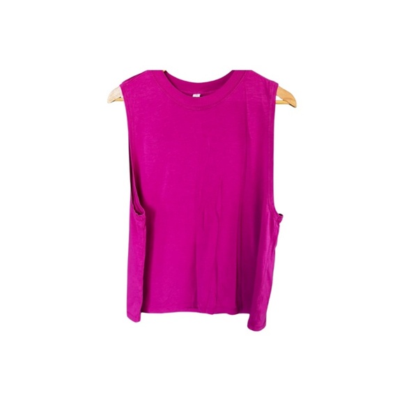 Lululemon Athletica All Yours Pink Sleeveless Muscle Tee - Picture 3 of 5